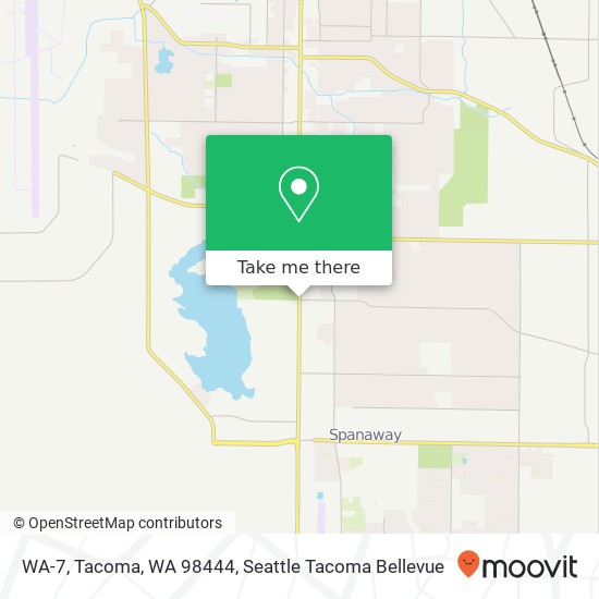 Mapa de WA-7, Tacoma, WA 98444