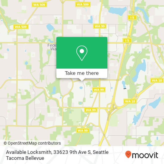 Mapa de Available Locksmith, 33623 9th Ave S