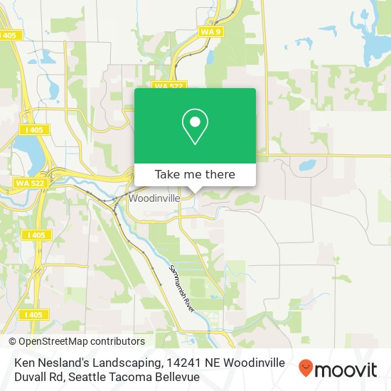 Ken Nesland's Landscaping, 14241 NE Woodinville Duvall Rd map