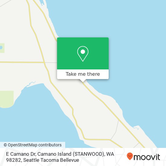 E Camano Dr, Camano Island (STANWOOD), WA 98282 map