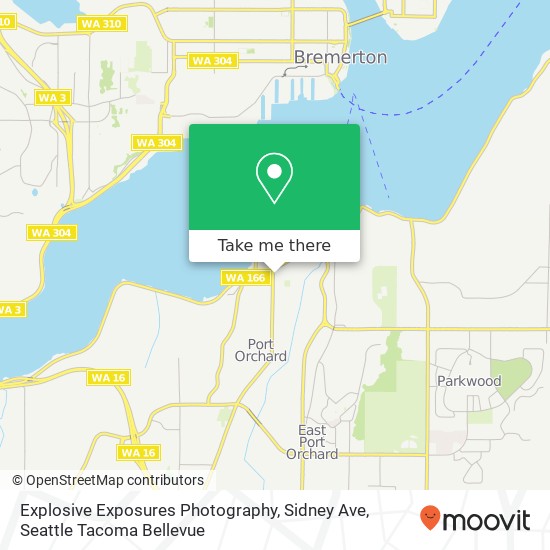 Explosive Exposures Photography, Sidney Ave map