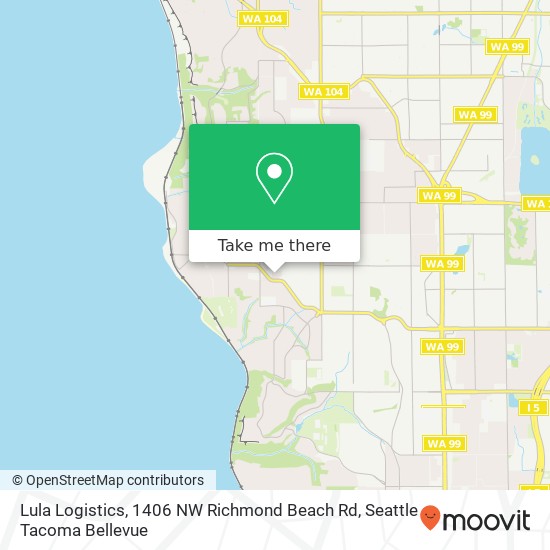 Mapa de Lula Logistics, 1406 NW Richmond Beach Rd