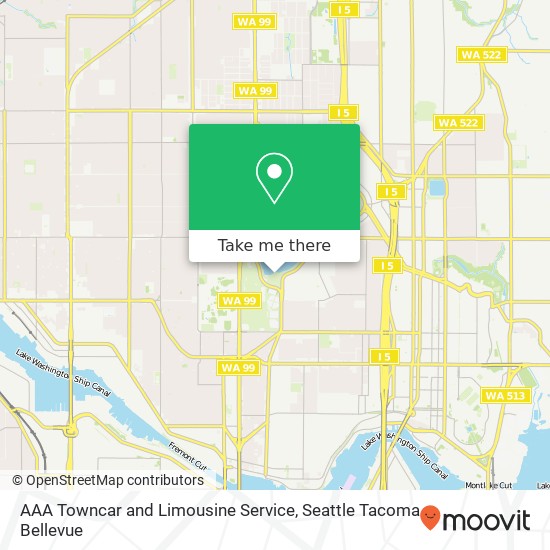 AAA Towncar and Limousine Service map