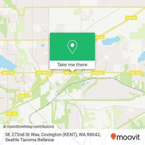 SE 272nd St Wax, Covington (KENT), WA 98042 map