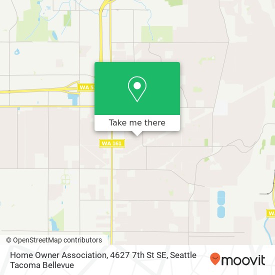 Mapa de Home Owner Association, 4627 7th St SE