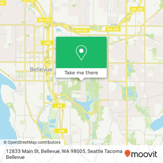 12833 Main St, Bellevue, WA 98005 map