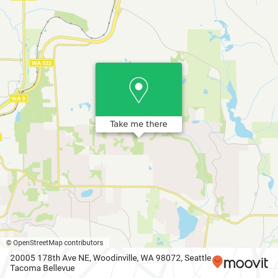 Mapa de 20005 178th Ave NE, Woodinville, WA 98072