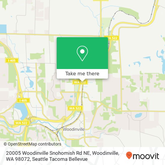 Mapa de 20005 Woodinville Snohomish Rd NE, Woodinville, WA 98072