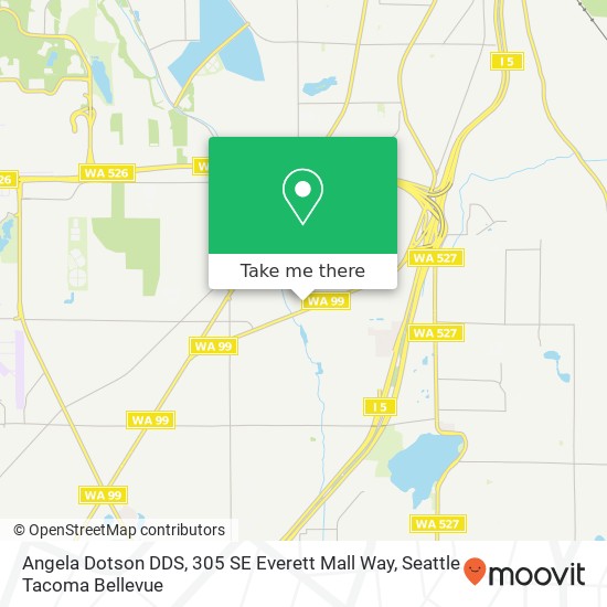 Angela Dotson DDS, 305 SE Everett Mall Way map