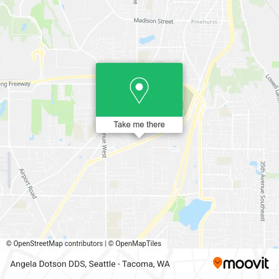 Mapa de Angela Dotson DDS