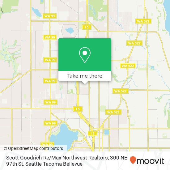 Mapa de Scott Goodrich-Re / Max Northwest Realtors, 300 NE 97th St