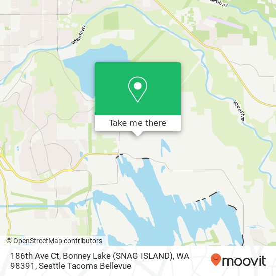 Mapa de 186th Ave Ct, Bonney Lake (SNAG ISLAND), WA 98391