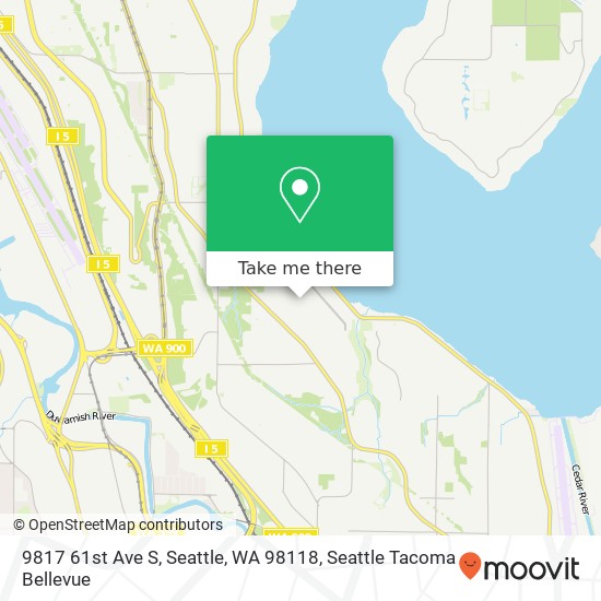 9817 61st Ave S, Seattle, WA 98118 map