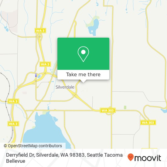 Mapa de Derryfield Dr, Silverdale, WA 98383