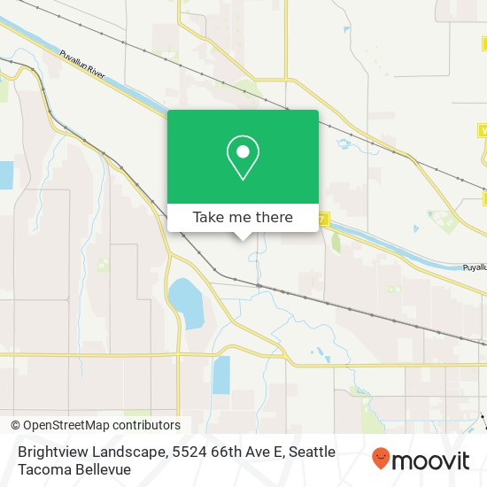 Mapa de Brightview Landscape, 5524 66th Ave E