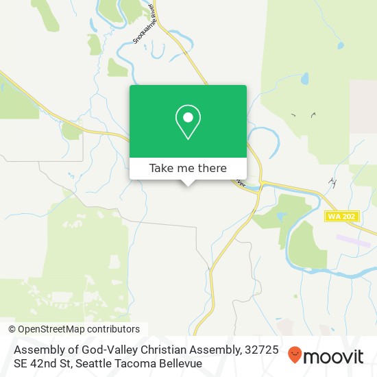 Assembly of God-Valley Christian Assembly, 32725 SE 42nd St map