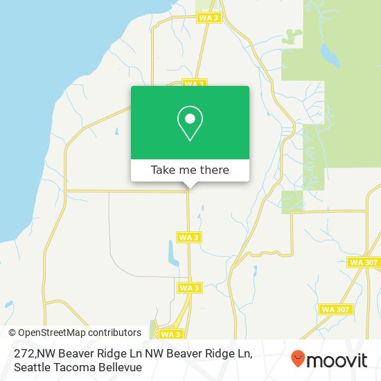 Mapa de 272,NW Beaver Ridge Ln NW Beaver Ridge Ln, Poulsbo, WA 98370