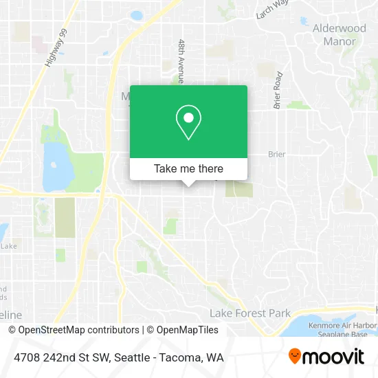 Mapa de 4708 242nd St SW