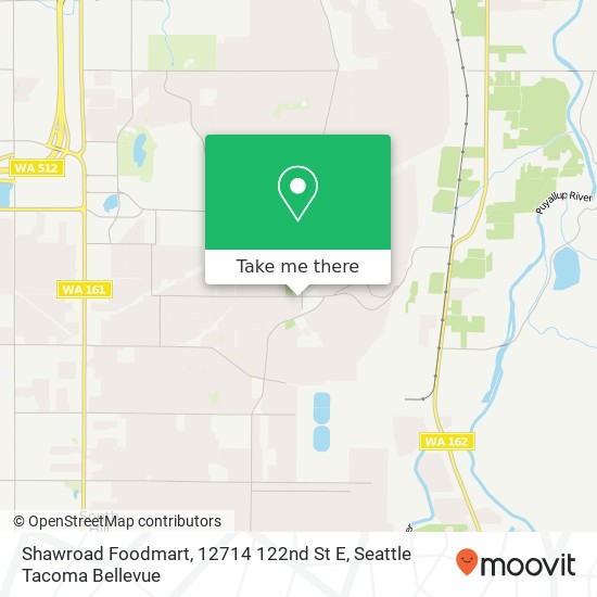 Mapa de Shawroad Foodmart, 12714 122nd St E