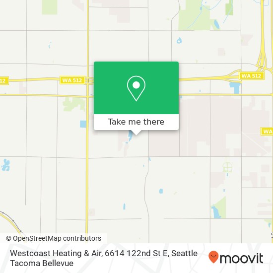 Mapa de Westcoast Heating & Air, 6614 122nd St E