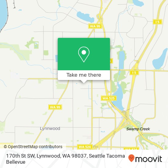 170th St SW, Lynnwood, WA 98037 map