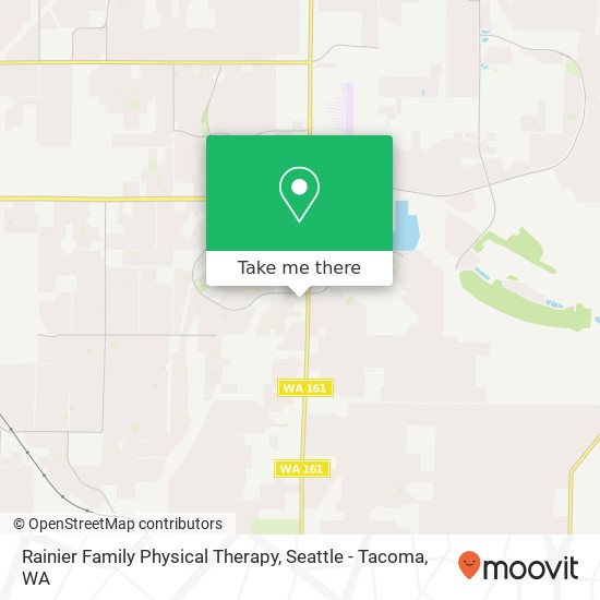 Mapa de Rainier Family Physical Therapy, 18710 Meridian E