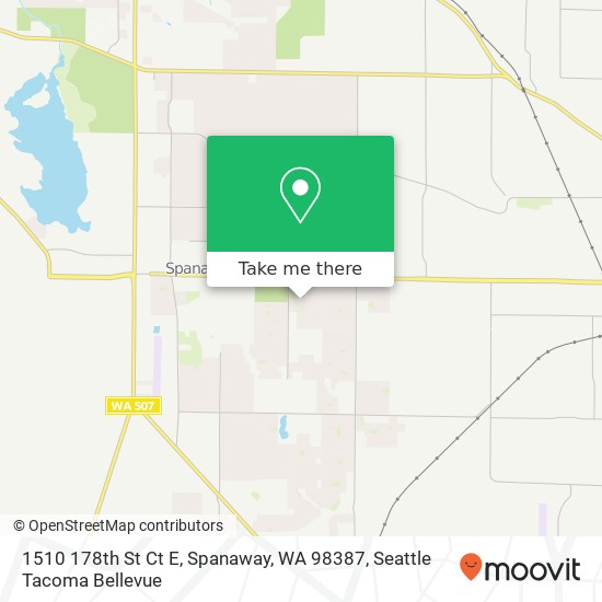 1510 178th St Ct E, Spanaway, WA 98387 map