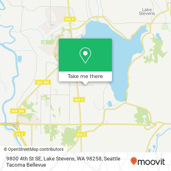 9800 4th St SE, Lake Stevens, WA 98258 map