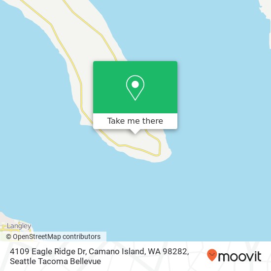 Mapa de 4109 Eagle Ridge Dr, Camano Island, WA 98282