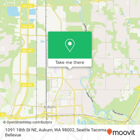 1091 18th St NE, Auburn, WA 98002 map