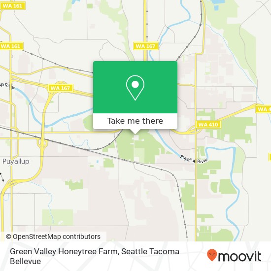 Mapa de Green Valley Honeytree Farm, 7215 134th Ave E