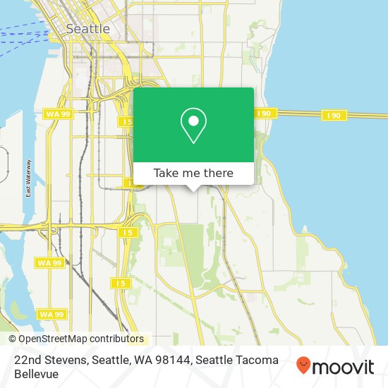 Mapa de 22nd Stevens, Seattle, WA 98144