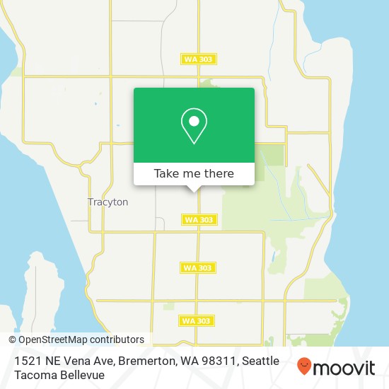 1521 NE Vena Ave, Bremerton, WA 98311 map