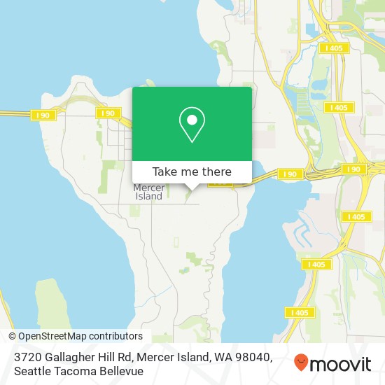 3720 Gallagher Hill Rd, Mercer Island, WA 98040 map