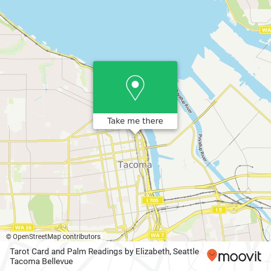 Tarot Card and Palm Readings by Elizabeth map