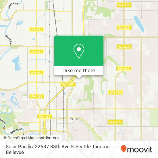 Solar Pacific, 22637 88th Ave S map