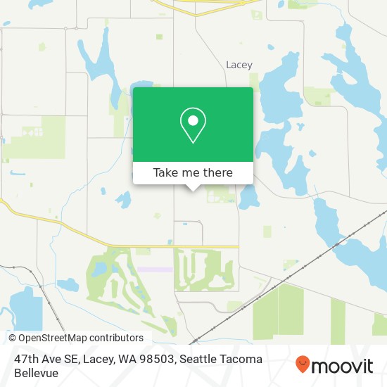 Mapa de 47th Ave SE, Lacey, WA 98503