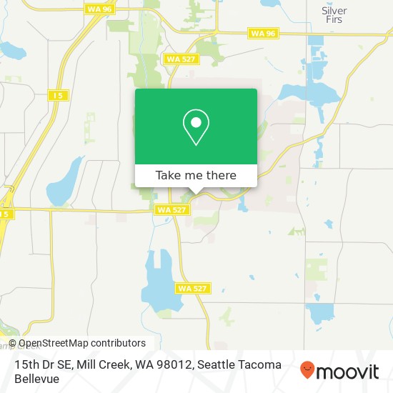 15th Dr SE, Mill Creek, WA 98012 map