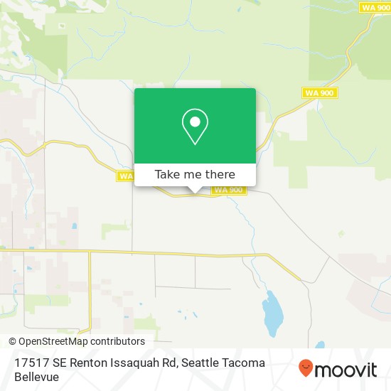 Mapa de 17517 SE Renton Issaquah Rd, Renton, WA 98059