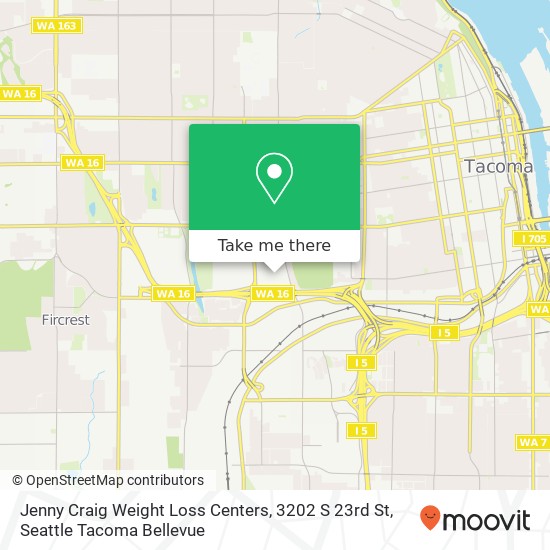 Jenny Craig Weight Loss Centers, 3202 S 23rd St map