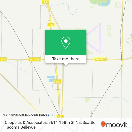 Mapa de Chopelas & Associates, 3611 168th St NE