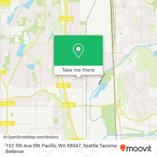 102 5th Ave SW, Pacific, WA 98047 map