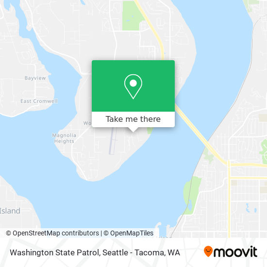 Mapa de Washington State Patrol