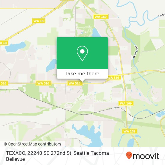 Mapa de TEXACO, 22240 SE 272nd St