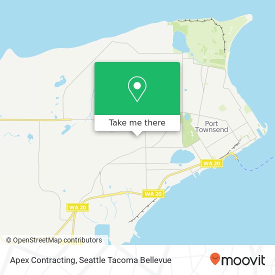 Apex Contracting map