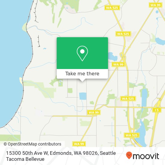 Mapa de 15300 50th Ave W, Edmonds, WA 98026