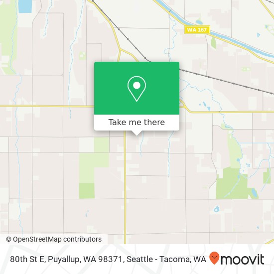 80th St E, Puyallup, WA 98371 map