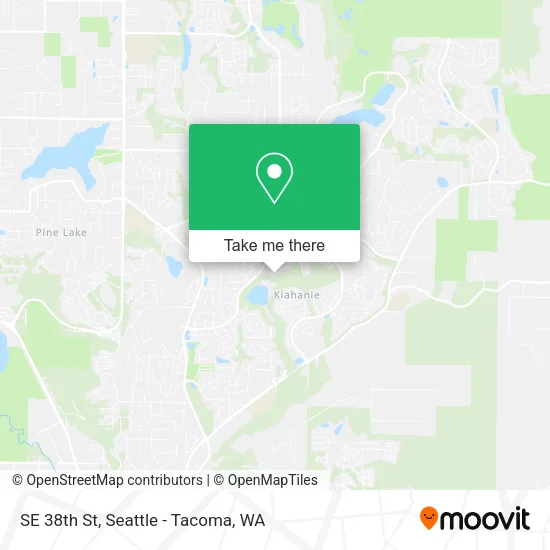 SE 38th St map