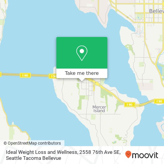 Mapa de Ideal Weight Loss and Wellness, 2558 76th Ave SE