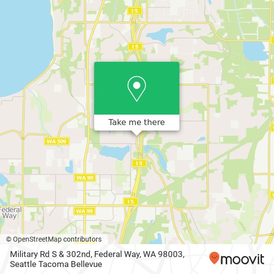Mapa de Military Rd S & 302nd, Federal Way, WA 98003